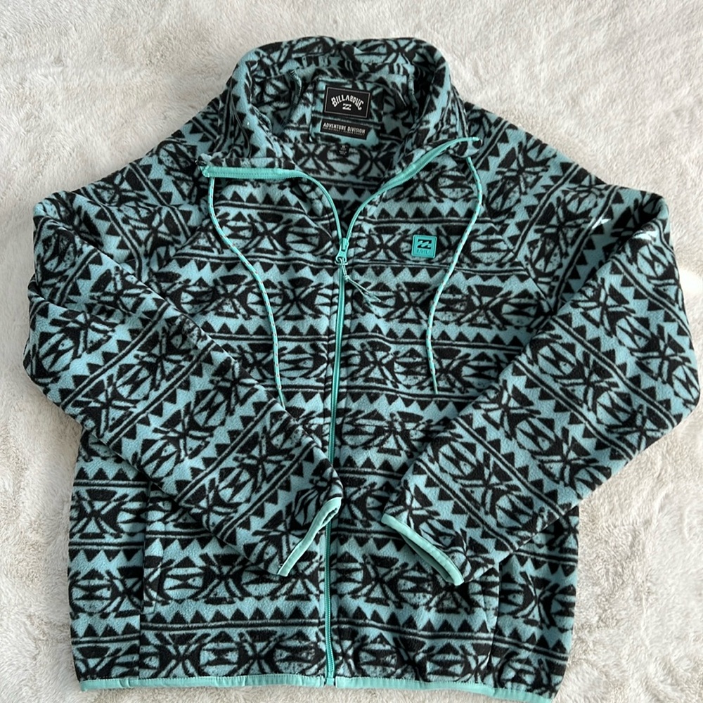 Billabong full zip fleece. NWOT. Size M
